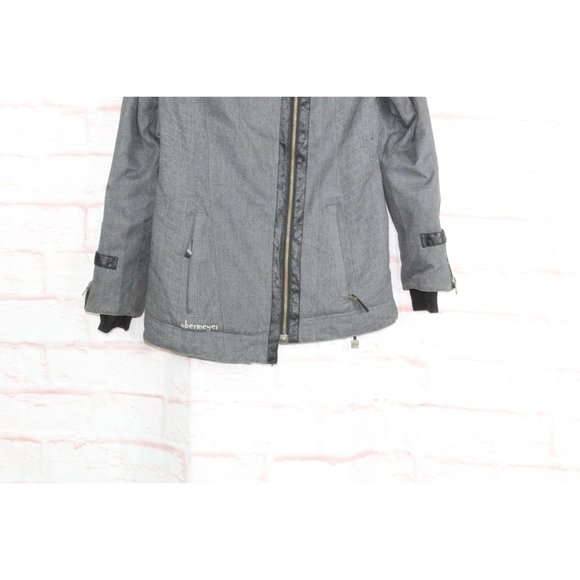 Obermeyer Katia Gray Polyester Asymmetric Full Zip Winter Ski Jacket 8 - Picture 3 of 10